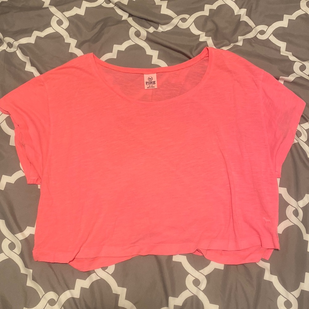 PINK Loose Crop Top